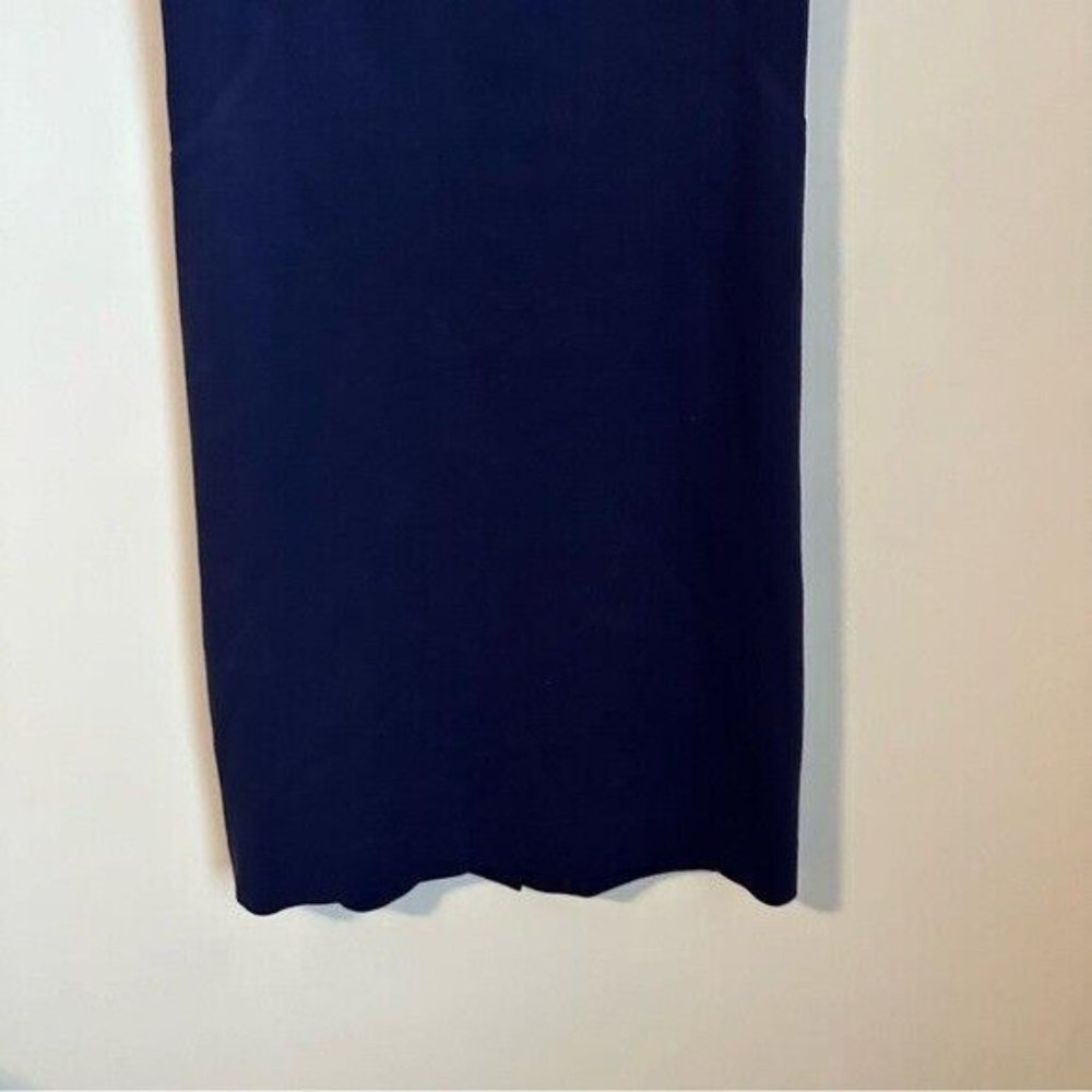 MM LaFleur Lydia Shift Dress Twist Strap Navy Midnight Indigo Women’s Size 0 - Picture 6 of 13